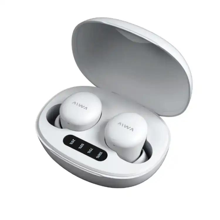 Auriculares Aiwa Bluetooth In Ear TWA-90B Blanco Art.TWA-90B