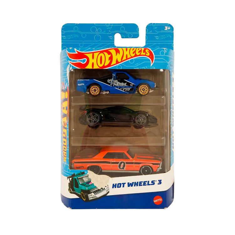 Auto Hot Wheels Pack x 3 unidades