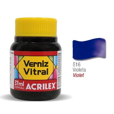 Barniz Vitral Acrilex 516 Violeta 37Cc