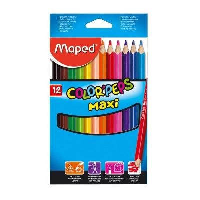 Lapices De Colores Maped Color Pep´s Maxi Jumbo X 12