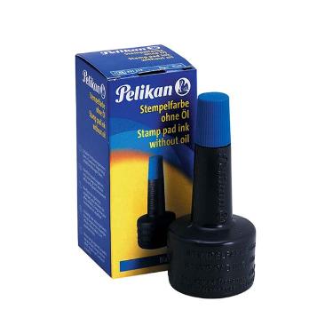 Tinta Para Sello Pelikan 4K 28 Cc. Azul