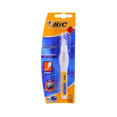 Corrector Bic Squeeze Lapicera 8 ml Blister