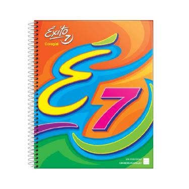 Cuaderno Espiral Exito E7 Colegial 21 x 27 cm Tapa Dura 60 Hojas Rayado