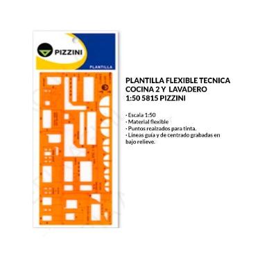 Plantilla Pizzini Cocina 2 5815 Escala 1:50