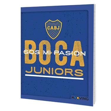 Cuaderno Mooving Tapa Flexible 48 Hojas Boca Juniors
