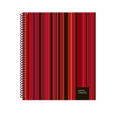 Cuaderno Espiral Ledesma Classic Multicolor 16x21cm 120 Hojas Cuadros