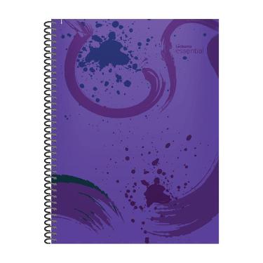 Cuaderno Espiral Essential 2 22x29cm 84 Hojas Cuadriculado Violeta