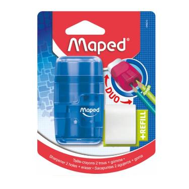 Sacapunta Goma Maped Connect Duo Blister
