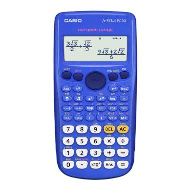 Calculadora Casio FX 82 Azul 252 Funciones
