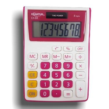 Calculadora Exaktus Ex 8R Roja