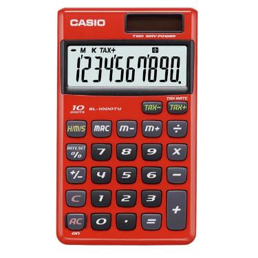 Calculadora Casio Sl 1000 Roja