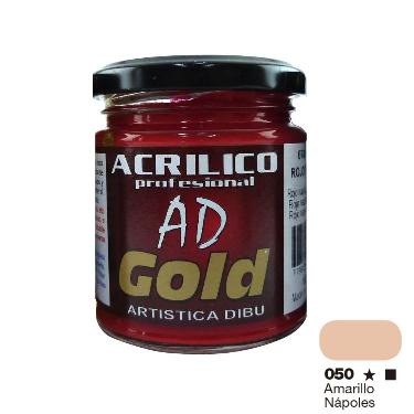 Pintura Acrilica Ad Gold G1 Amarillo Napoles 180 Ml
