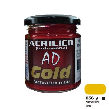 Pintura Acrilica Ad Gold G1 Amarillo Oro 180 Ml