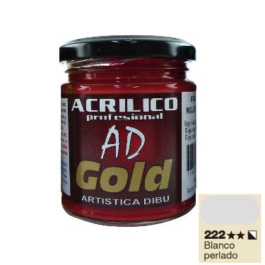 Pintura Acrilica Ad Gold G2 Blanco Perlado 180 Ml