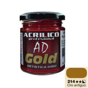 Pintura Acrilica Ad Gold G2 Oro Antiguo 180 Ml