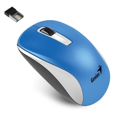 Mouse Genius Nx-7010 Wireless Usb Blueeye Blanco-azul