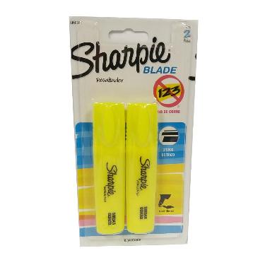 Marcador Resaltador Sharpie Blade  x 2 amarillo