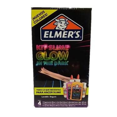 Elmer´s Kit Slime Glow In The Dark 4 piezas