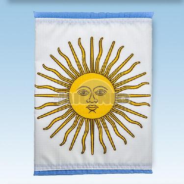 Bandera De Ceremonia Nacional Argentina 90X140 Cm. Milenio