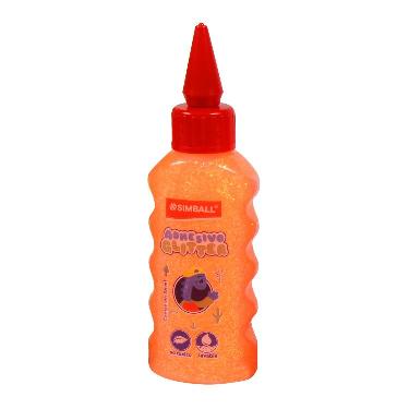 Adhesivo Glitter Simball Naranja Fluo 36 Ml