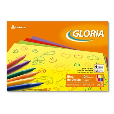 Block Gloria N°5 Color 24 Hojas