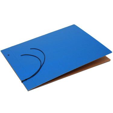 Carpeta Con Cordon Nº5 Util-off Fibra Azul