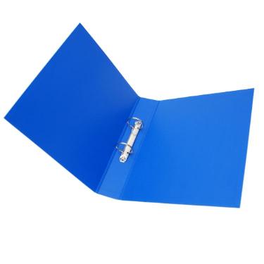 Carpeta 2 anillos Util-of A4 25 Mm Azul Forrada Plastica