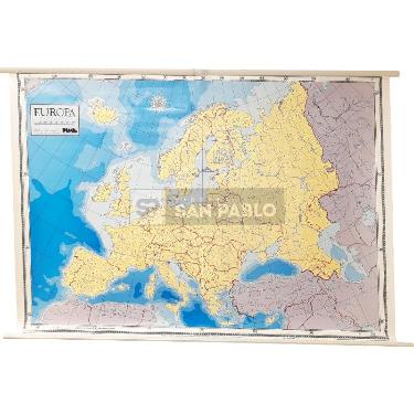 Mapa Laminado Pizarra Para Marcador Europa