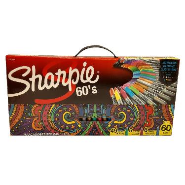 Marcadores Sharpie Expresion 60 Piezas (49 Finos + 5 Neon + 6 Metal)