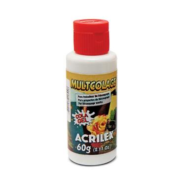 Pintura Acrilex Multicolage Cola en Gel 60 Grs