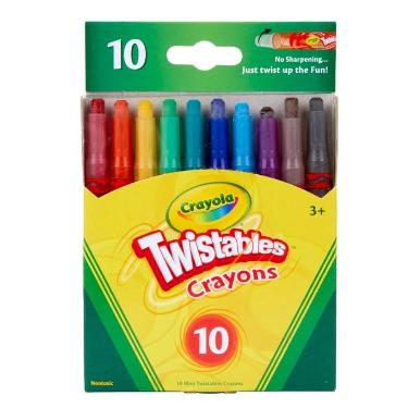 Crayones Crayola X 10 Twistables Retractiles