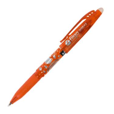 Boligrafo Borrable Filgo Roller Gel Borrax Naranja