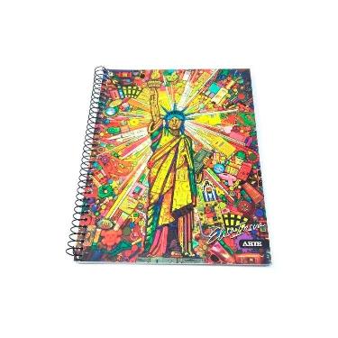Cuaderno Espiral Arte Elisa Insua 16x21cm 80 Hojas Rayas