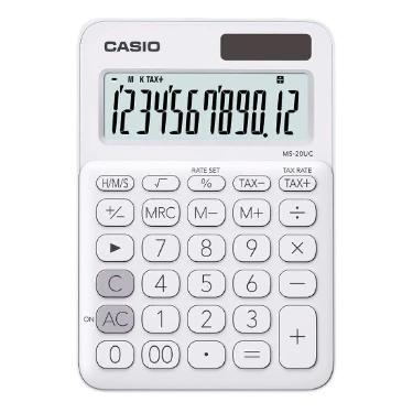 Calculadora Casio Ms-20Uc Blanca