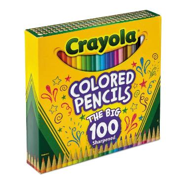 Lapices De Colores Crayola X 100 Colores Largos