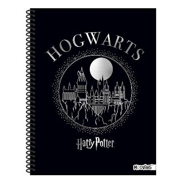 Cuaderno Con Espiral Mooving Harry Potter 80 Hojas Rayadas