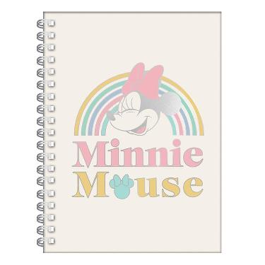 Cuaderno Con Espiral Mooving Mninnie Mouse Tapa Dura 80 Hojas 16 x 21 cm Rayado