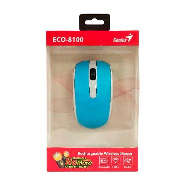 Mouse Genius Eco-8100 Wireless Azul New Pack