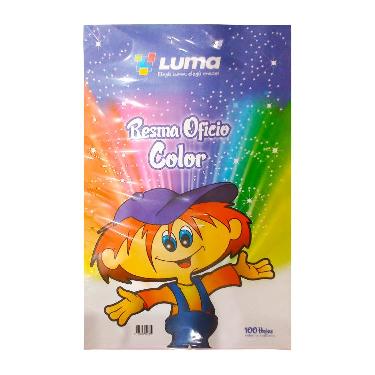 Resma Luma-triunfante Oficio 70 Grs X 100 Hojas Multicolor