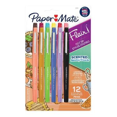 Boligrafo Paper Mate Flair Scented Parfume Blister X12