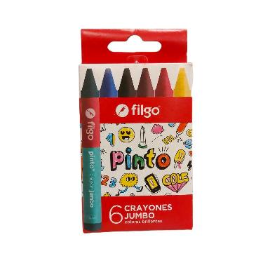 Crayon Filgo Pinto Jumbo X 6