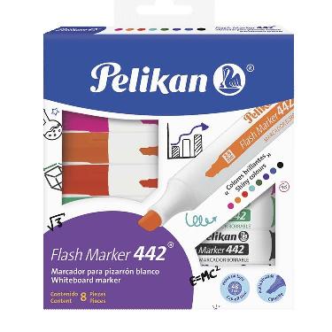 Marcador Para Pizarra Pelikan Flash Marker 442 Caja x 8 Art.041-807-302 L30280800