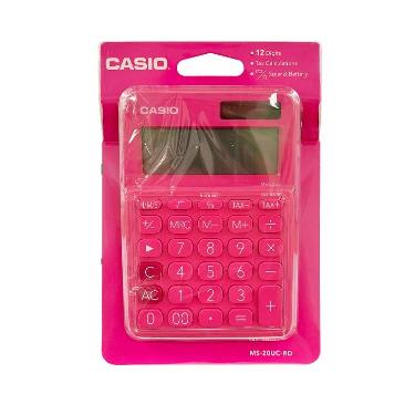 Calculadora Casio MS-20UC-RD Rojo Art.053-03648