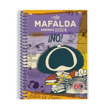 Agenda Granica 2024 Mafalda Para La Mujer Anillada Violeta Semana a la Vista