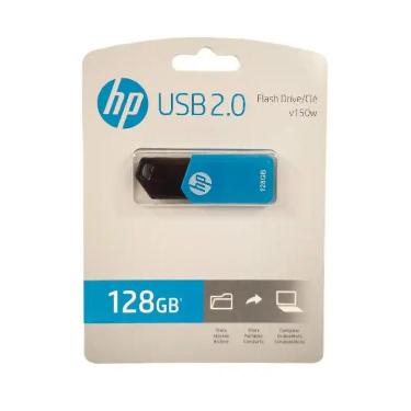 Pendrive HP 128GB VisionW USB 2.0 Negro-Azul Art.P-FD128HPfv150W-GE