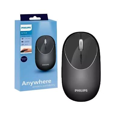 Mouse Philips M364 Black Wireless Optical 1600DPI Art.SPK7364